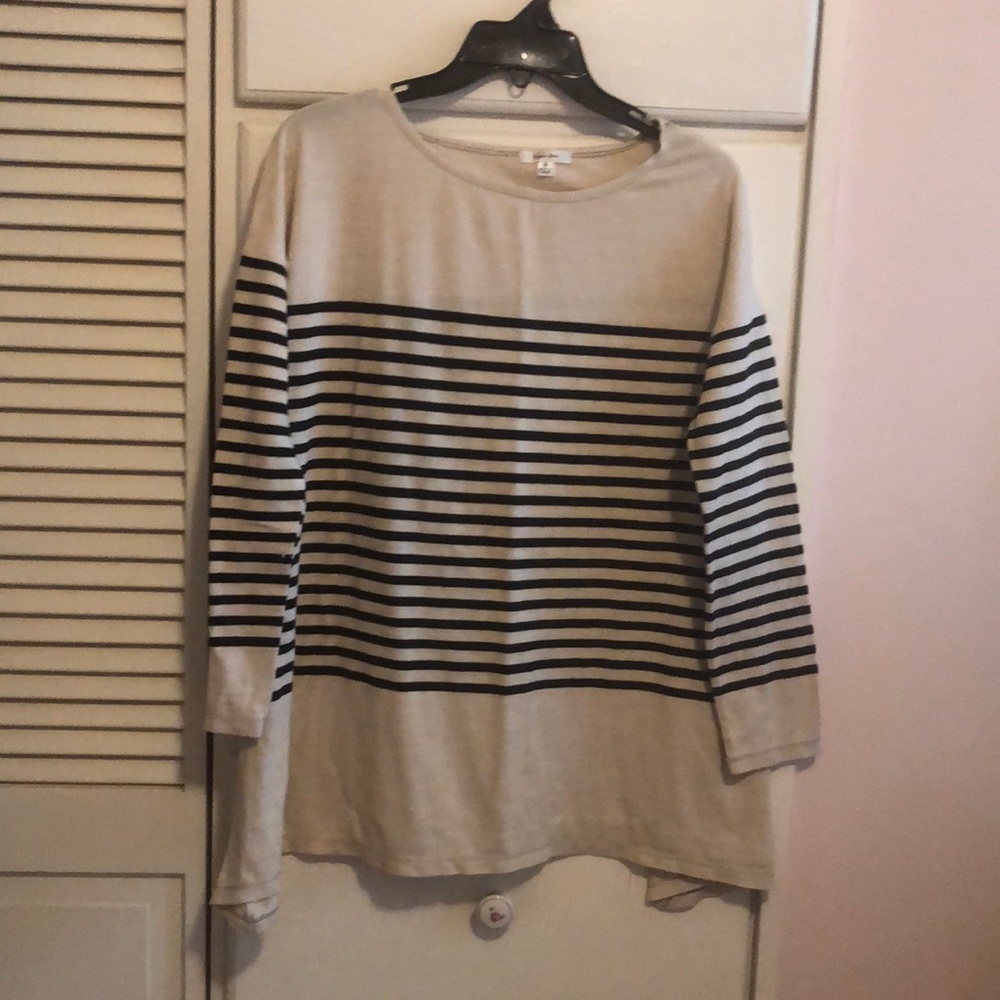 Sophie Max knit striped tunic top M